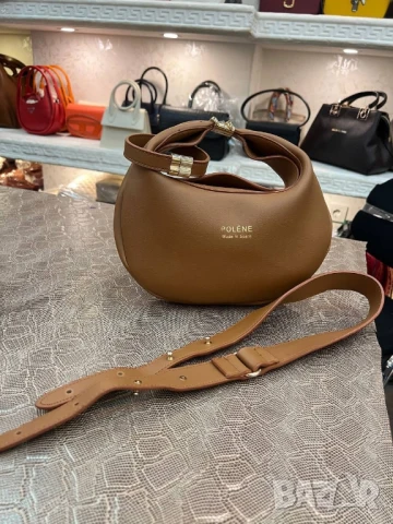 чанта от естествена кожа polene, снимка 3 - Чанти - 50746012