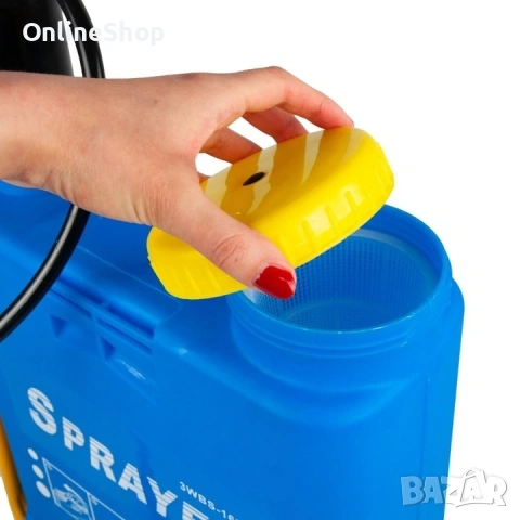 Ръчна градинска пръскачка 16 л — удобно и мощно пръскане с 4 бара, снимка 5 - Градинска техника - 53458131