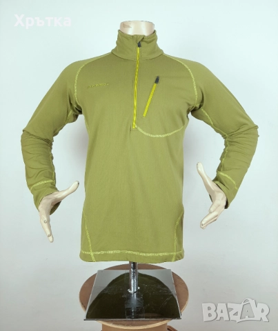 Mammut Kala Pattar - Оригинална мъжка блуза с цип размер M, снимка 2 - Блузи - 52558852