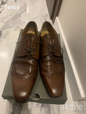 Мъжки кафяви обувки Rollmann - естествена кожа, снимка 3 - Официални обувки - 32357952