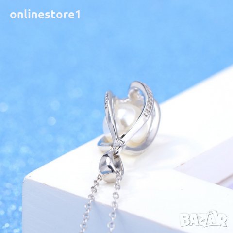 Сребърно колие 925 - Морски дар Код: BKX123, снимка 3 - Колиета, медальони, синджири - 33682108