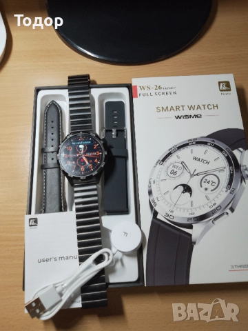 Смарт часовник WISME WS-26, снимка 12 - Смарт гривни - 52459874