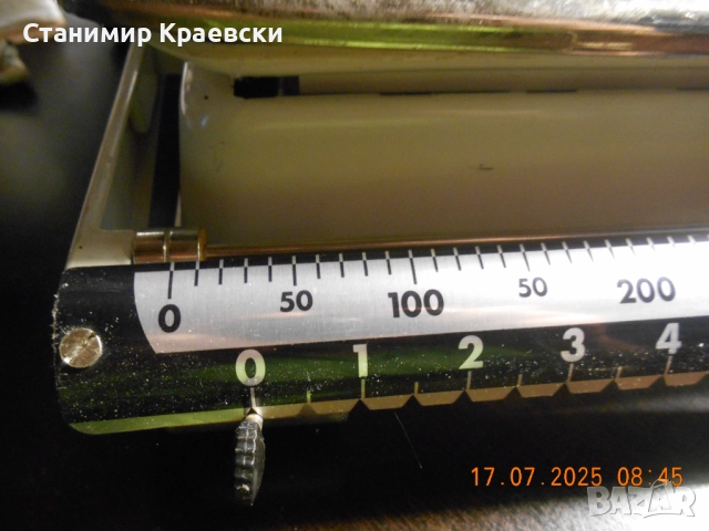 Soehnle Sliding 12 KG White Kitchen Scale Germany - Vintage 1960, снимка 4 - Везни - 51570616