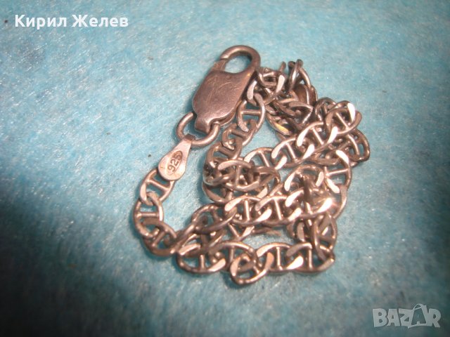 СТАРА СРЕБЪРНА ГРИВНА СРЕБРО 925 РЯДКА РЕТРО ВИНТИДЖ ПЛЕТКА ГЕРМАНИЯ МАЙСТОРСКО БИЖУ 24930, снимка 4 - Гривни - 34634773