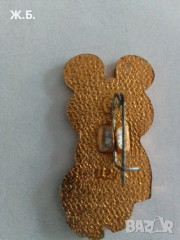 Значка Мишка олимпийски , снимка 2 - Други ценни предмети - 51460532