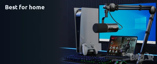 Динамичен микрофон TONOR TD510 USB/XLR, снимка 11 - Микрофони - 50158315