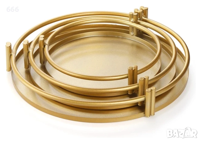 Комплект от 3 поставки за торти, поставка за десерти., снимка 4 - Други стоки за дома - 52892846