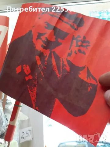 Соц.знаменца за манифестация, снимка 4 - Колекции - 50362018