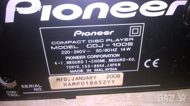 поръчано-PIONEER CDJ-100S DJ CD-ВНОС шВЕИЦАРИЯ, снимка 14 - Ресийвъри, усилватели, смесителни пултове - 27181191
