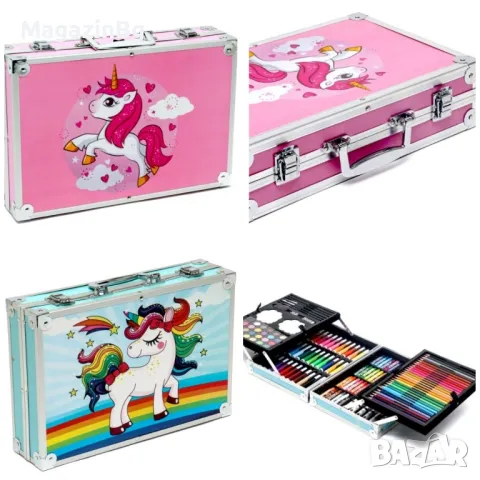 Пони Комплект за рисуване в куфар 145 ч, снимка 1