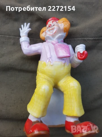 Порцеланова статуетка фигурка Клоун 2, снимка 3 - Антикварни и старинни предмети - 51364242