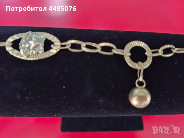 ДАМСКА ЗЛАТНА ГРИВНА ВЕРСАЧЕ 14К., снимка 3 - Гривни - 51028519