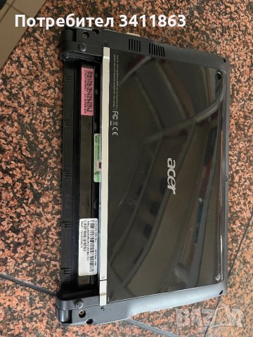 Acer aspire one d-280 1 Tb hard disk 2 ram, снимка 2 - Лаптопи за работа - 39462469