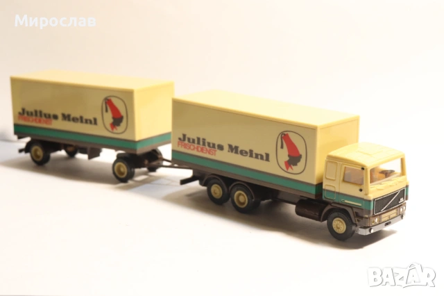 HERPA H0 1/87 VOLVO КАМИОН ТИР МОДЕЛ КОЛИЧКА, снимка 5 - Колекции - 53445369