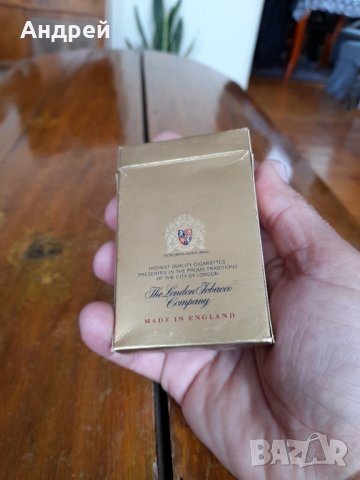 Стара кутия от цигари London, снимка 6 - Други ценни предмети - 33221125