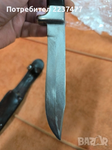 стар нож еделвайс -Петко Денев , снимка 5 - Ножове - 52213780