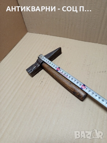 Соц Стар Каменоделски Инструмент Чук 0.700кг., снимка 10 - Антикварни и старинни предмети - 52665736