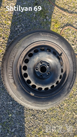 Летни гуми Ханкок с джанти за Шкода Йети 2014г., снимка 2 - Гуми и джанти - 52812933