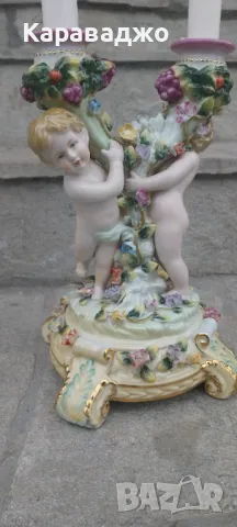 Порцеланов Свещник, снимка 4 - Декорация за дома - 49956683