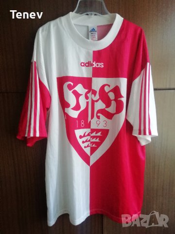 Stuttgart Retro Vintage Adidas оригинална тениска футболна фланелка 