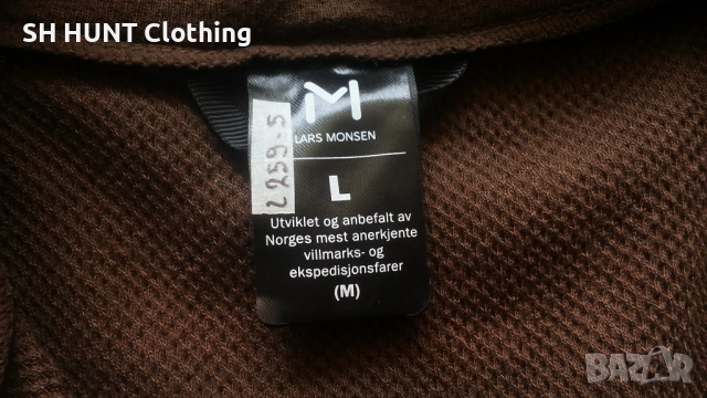 LARS MONSEN Rago Undershirt 49% Merino Wool размер M / L термо блуза 49% Мерино вълна - 2036, снимка 12 - Екипировка - 53387533