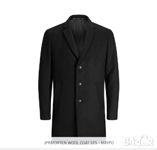 Мъжко вълнено палто JACK & JONES Jprblamelton размер М 