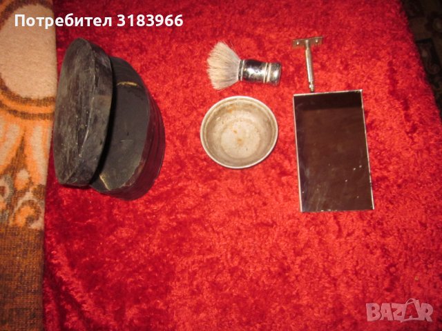 стар  бръснарски комплект , снимка 12 - Фризьорски принадлежности - 38619826