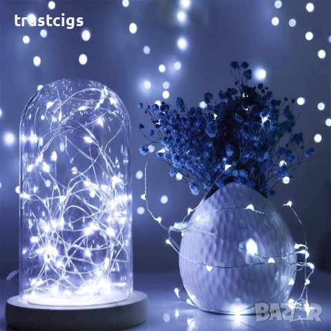 Микро Led лампички 5м Бели