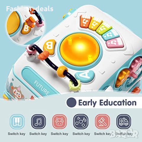 Нова детска играчка Автобус със светлина и музика дете бебе подарък игра, снимка 4 - Музикални играчки - 40828790