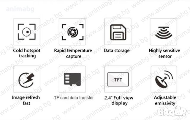 ANIMABG Инфрачервена термовизионна камера, Noyafa, NF-521, 2000 пиксела, NF-521, снимка 5 - Друга електроника - 36996054