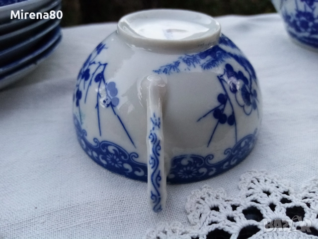 Винтидж японски сервиз, снимка 6 - Антикварни и старинни предмети - 51537969