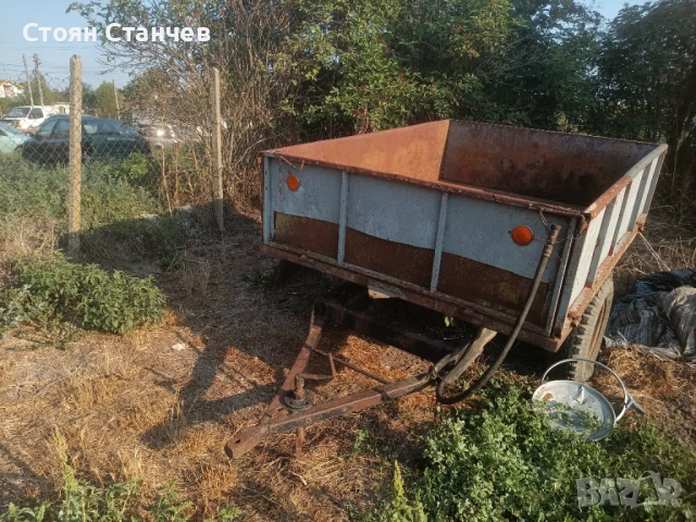 Продавам тракторно ремарке едноосово , снимка 4 - Селскостопанска техника - 51336701