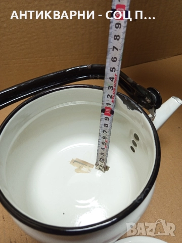 Соц Стара Емайлирана Съдинка. , снимка 11 - Антикварни и старинни предмети - 51781588