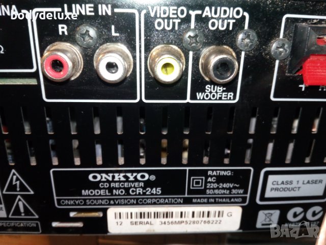 Onkyo CR-245 аудио система, снимка 5 - Аудиосистеми - 39925498