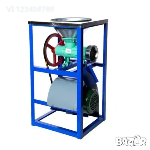 Чугунена електрическа месомелачка №32 метална фуния + плот