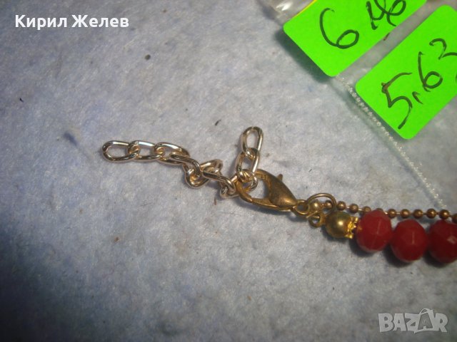 СТАРА РЕТРО СТИЛ РЪЧНА ИЗРАБОТКА ФАСЕТИРАНА ГРИВНА 8775, снимка 4 - Антикварни и старинни предмети - 37026738