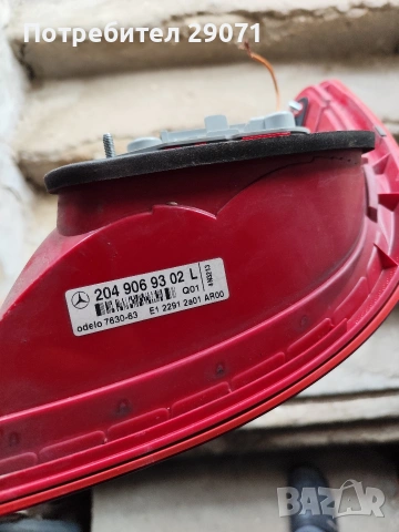 Mercedes W204 2007-2008г.комби заден ляв стоп, снимка 2 - Части - 53130905