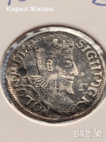Сребърна монета 3 гроша 1595г. Сигизмунд трети ПОЛША за КОЛЕКЦИОНЕРИ 12210, снимка 7 - Нумизматика и бонистика - 43000120