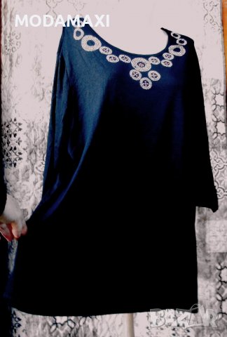 3XL/4XL Нова черна блуза  M. Collection , снимка 3 - Туники - 40186670