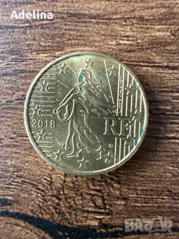 2018 Франция 10 цента