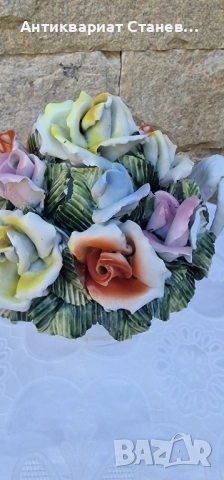🌸✨ Порцеланова кошница с 3D цветя – изящна изработка ✨🌸, снимка 8 - Статуетки - 51518239