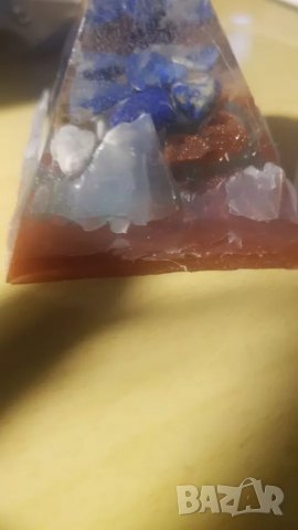 📐🪨 Голяма Силиконова форма за пирамида - за епокасидна смола 50 мм пирамида, снимка 11 - Други инструменти - 35554536