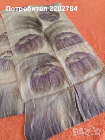 Шал,шалове естествена коприна , снимка 14 - Шалове - 38587545