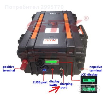 Литиево-йонна батерия, акумулатор 12V 200ah, снимка 2 - Аксесоари и консумативи - 32481218