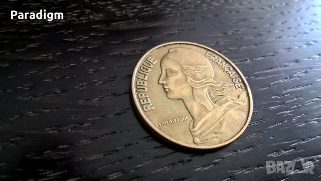 Монета - Франция - 20 сентима | 1967г., снимка 2 - Нумизматика и бонистика - 32690131