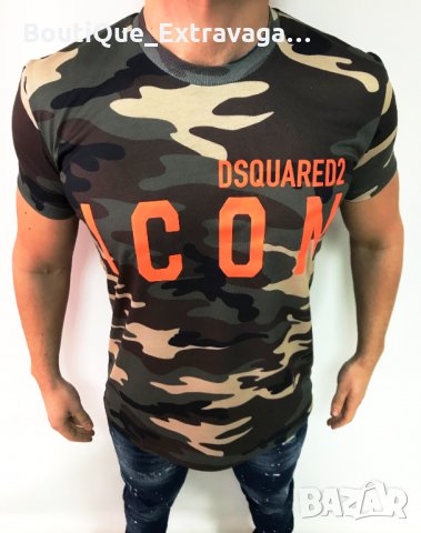 Мъжка тениска Dsquared Camouflage Icon !!!