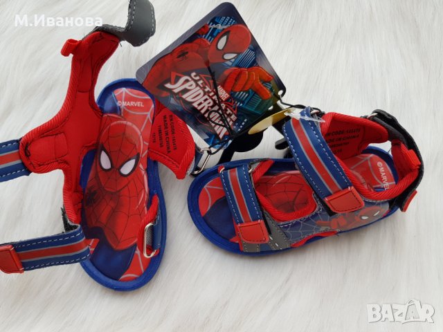 Детски сандали Спайдърмен N22/23, снимка 5 - Детски сандали и чехли - 28935660