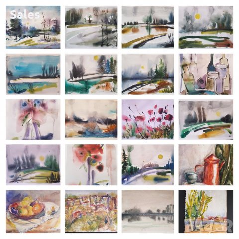 Картини акварел