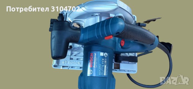 Bosch GKS55+GCE Потапящ ръчен циркуляр,1350W, диск ф165мм, 0601682100, снимка 5 - Циркуляри - 38572637