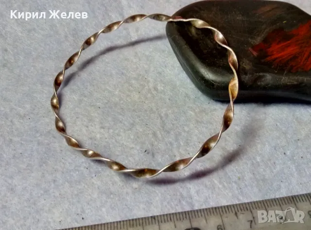 СТАРИННА СРЕБЪРНА ГРИВНА МНОГО ВИСОКА ПРОБА СРЕБРО РЕТРО ПЛЕТКА РЪЧНА МАЙСТОРСКА РАБОТА 37583, снимка 10 - Антикварни и старинни предмети - 48485600